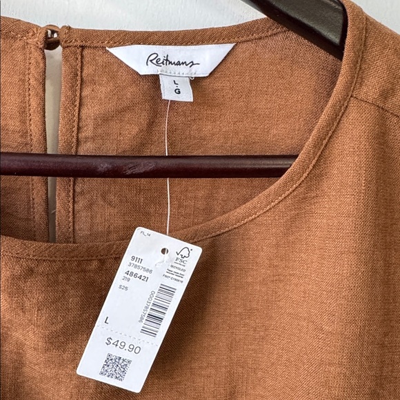 NWT Brown Crop Top - Picture 5 of 7